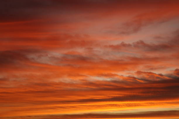 istock Golden clouds in the evening day with sunsets 1661393665