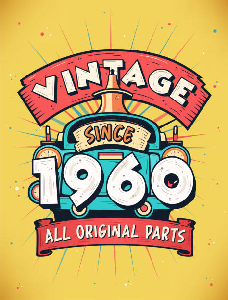 Vintage Since 1960, Born in 1960 Vintage Birthday Celebration.