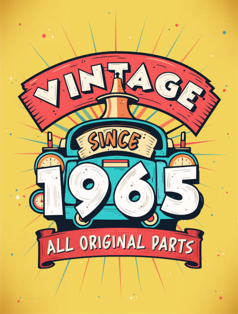 Vintage Since 1965, Born in 1965 Vintage Birthday Celebration.