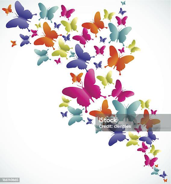 Butterfly Splash Stock Illustration - Download Image Now - Butterfly - Insect, Illustration, Multi Colored