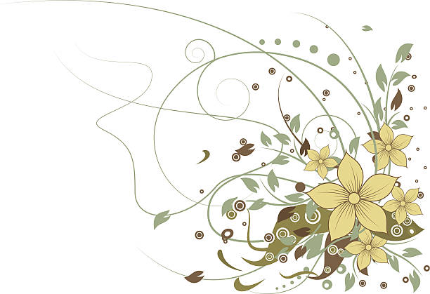 Fondo abstracto floral - ilustración de arte vectorial