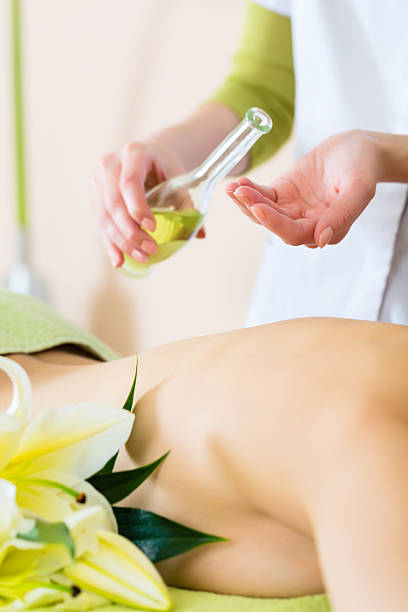 istock woman having a wellness back massage 166142228