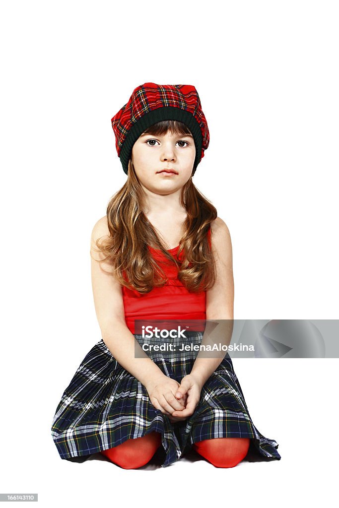 座る女性の - スコットランド文化のロイヤリティフリーストックフォト