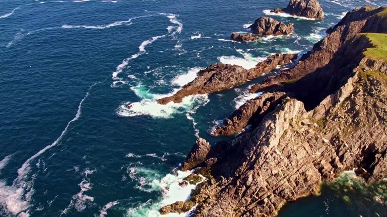 Coast of Malin Head in Donegal, Ireland