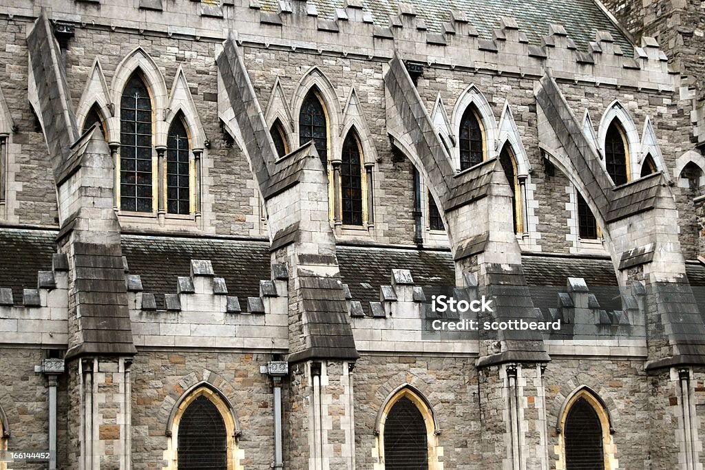 Flying buttress, Christ Church Cathedral, Dublin Flying buttress, Christ Church Cathedral, Dublin, Ireland Architecture Stock Photo