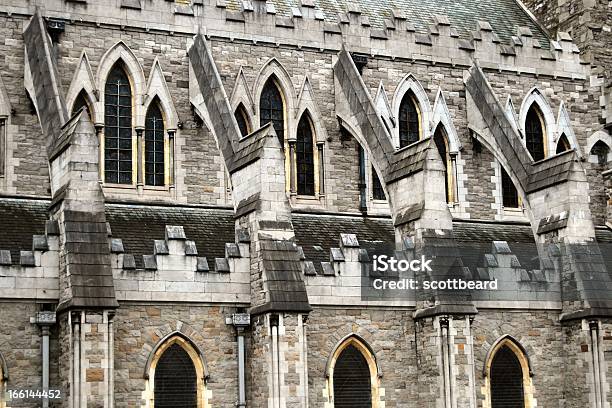 Flying Buttress Christ Church Cathedral Dublin Stock Photo - Download Image Now - Architecture, Building Exterior, Buttress