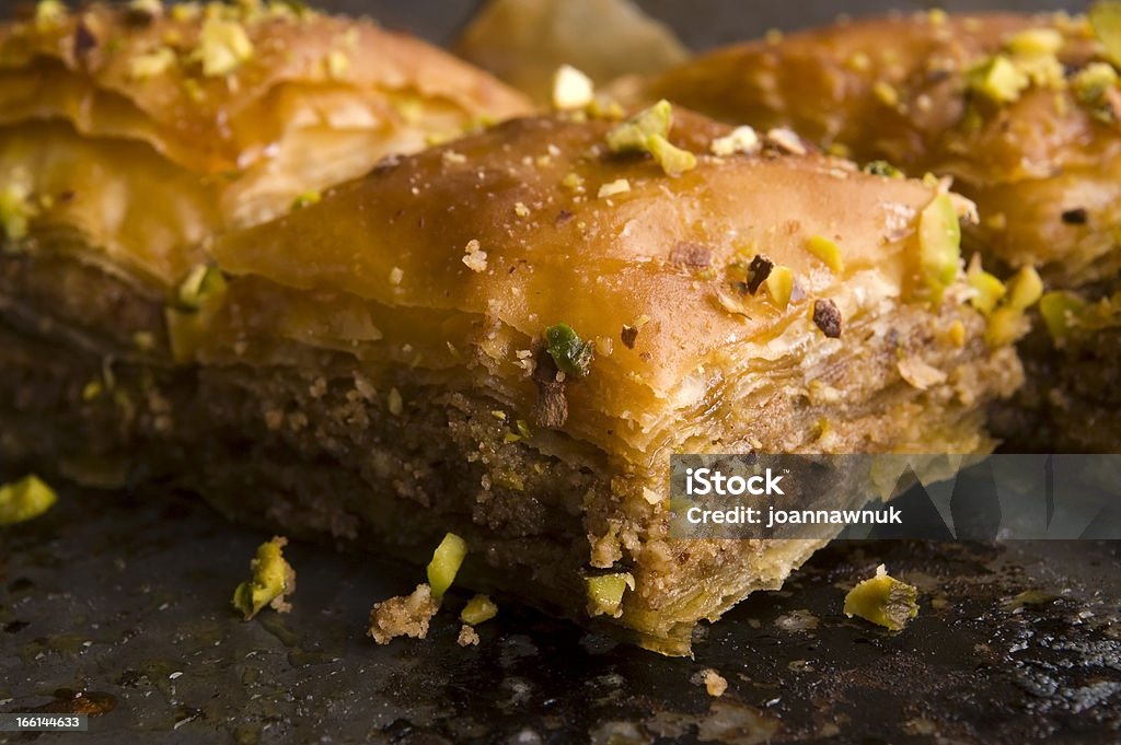 Пахлава-традиционная Ближнем Востоке сладкий десерт - Стоковые фото Без людей роялти-фри