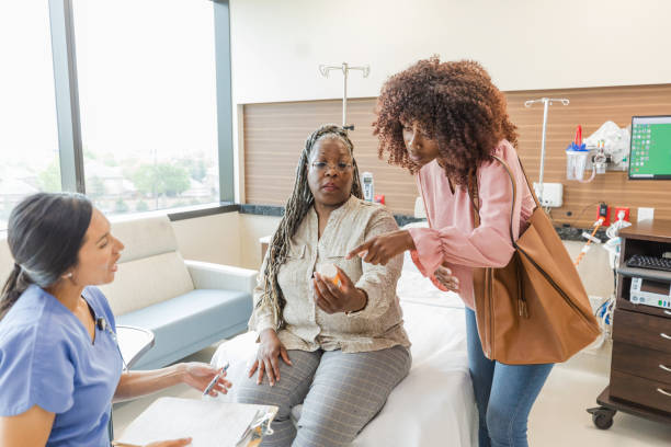 istock In ER. mother asks daughter for help with prescription medication 1661447067