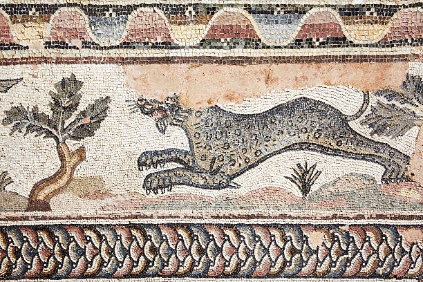 istock Leopard Mosaic, Paphos, Cyprus 166145094