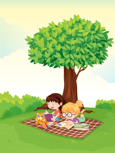Niño Está Lectura Bajo Un árbol Vectores Libres de Derechos - iStock Niño Está Lectura Bajo Un árbol Vectores Libres de Derechos - iStock