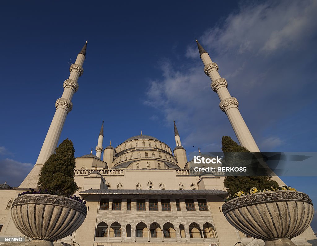 Kocatepe-Moschee - Lizenzfrei Abenddämmerung Stock-Foto