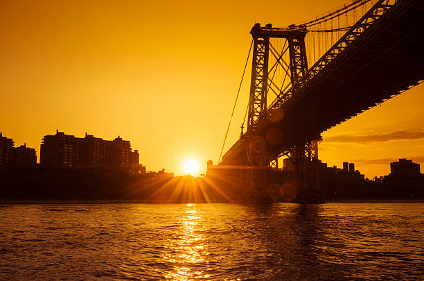 istock Williamsburg bridge at lower east manhattan 166146395