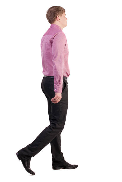 istock back view of walking  business man 166146816