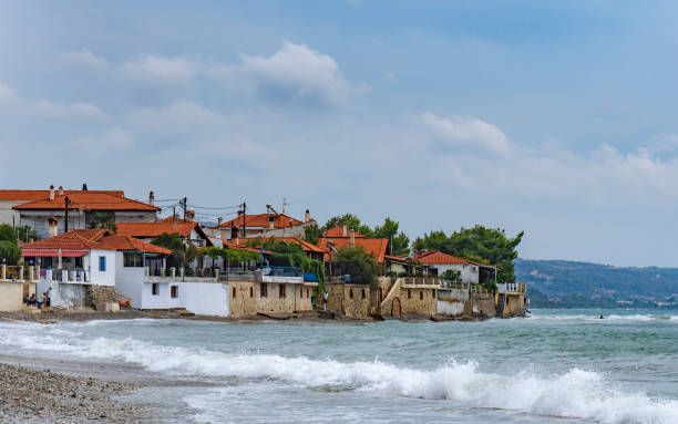 istock Storm, big waves and strong wind hit the Aegean sea coast 1661472170