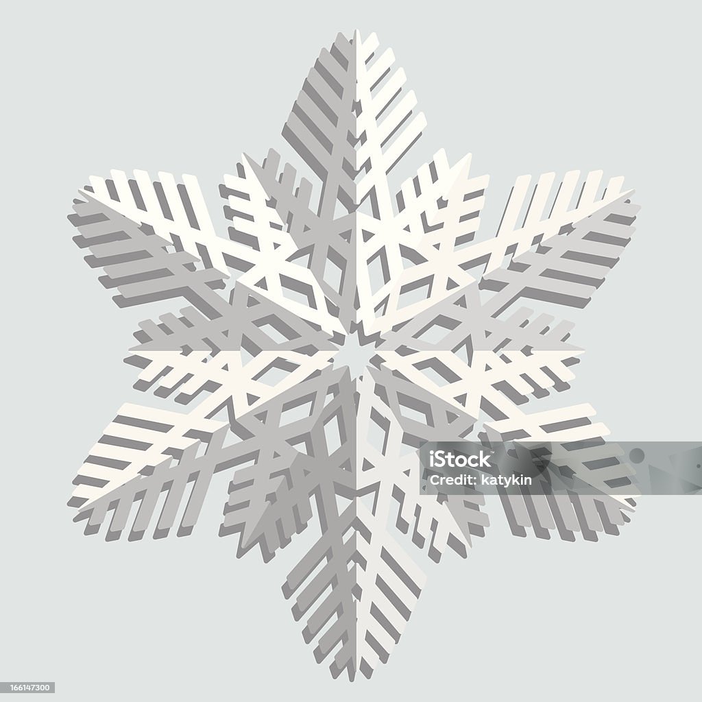 Snowflakes.  Ilustración vectorial. - arte vectorial de Arte libre de derechos