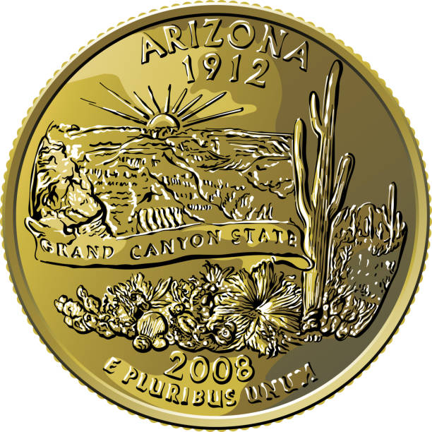 istock USA money Washington quarter 25 cent coin Arizona 1661476693
