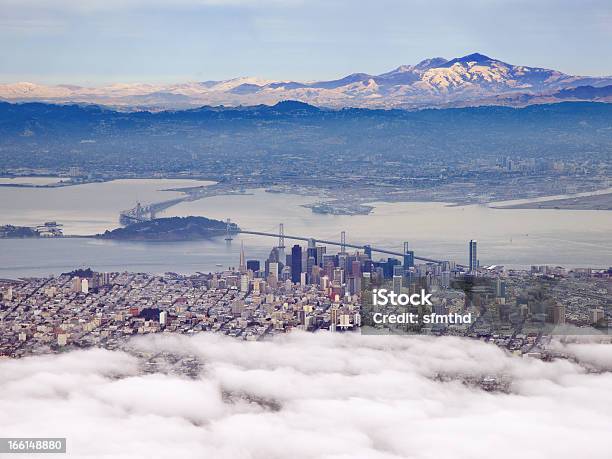 Fotografia Aerea Di San Francisco E The Bay Area - Fotografie stock e altre immagini di Ambientazione esterna - Ambientazione esterna, Autostrada a corsie multiple, Baia