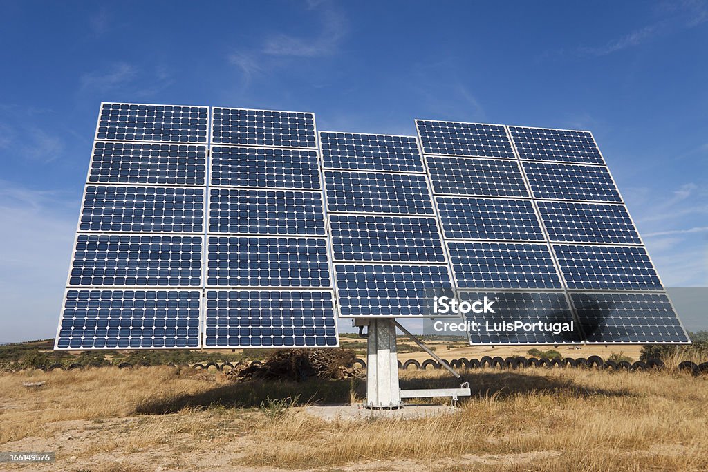 Painel Solar - Royalty-free Alterações climáticas Foto de stock