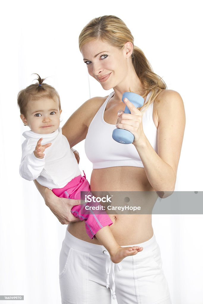 "mommy and me Training" - Lizenzfrei Abnehmen Stock-Foto