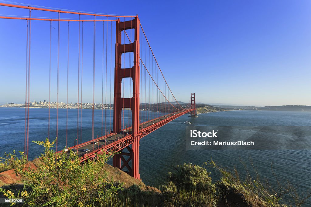 Golden Gate Bridge - Lizenzfrei Architektur Stock-Foto