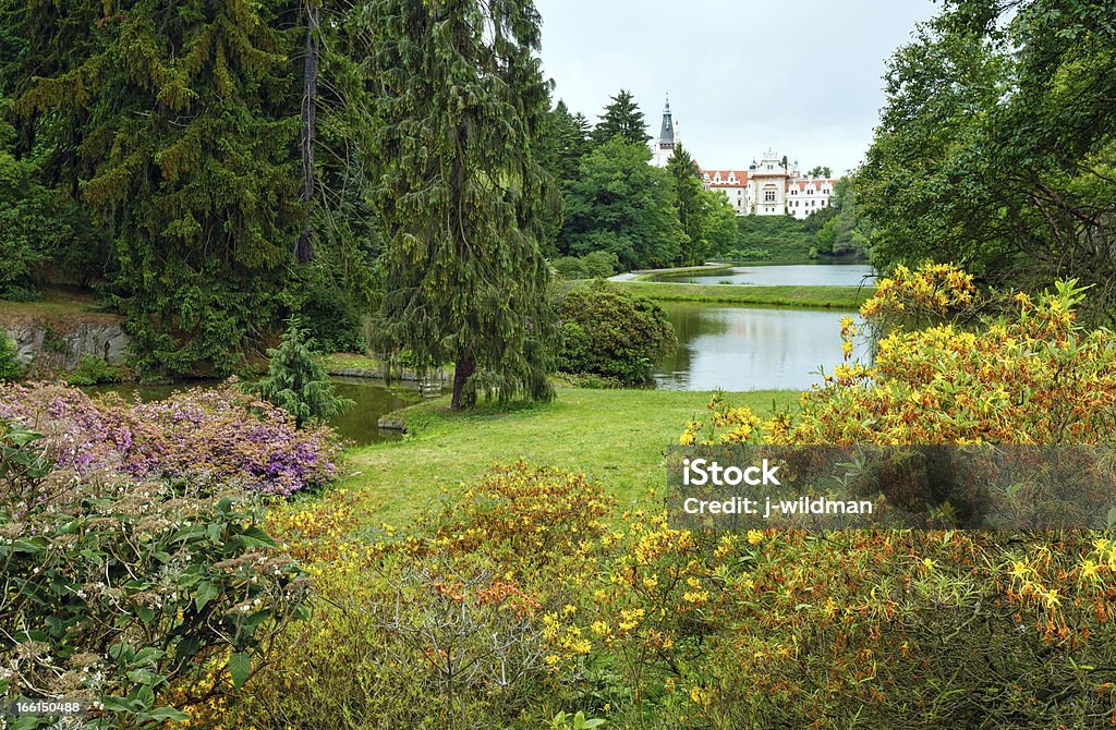 Castle Pruhonice oder Pruhonicky zamek im Sommer (Prag, Tschechien) - Lizenzfrei Architektur Stock-Foto