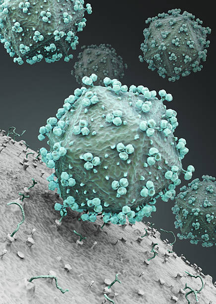 virus hiv - cell cancer cell bacterium human cell photos et images de collection