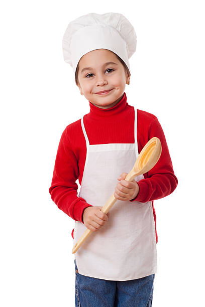 istock Little cook with ladle 166151568