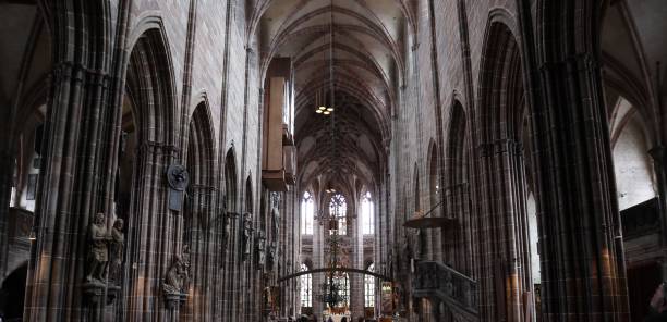 istock Inside of St. Lorenz Church in Nuremberg, Germany 1661530391