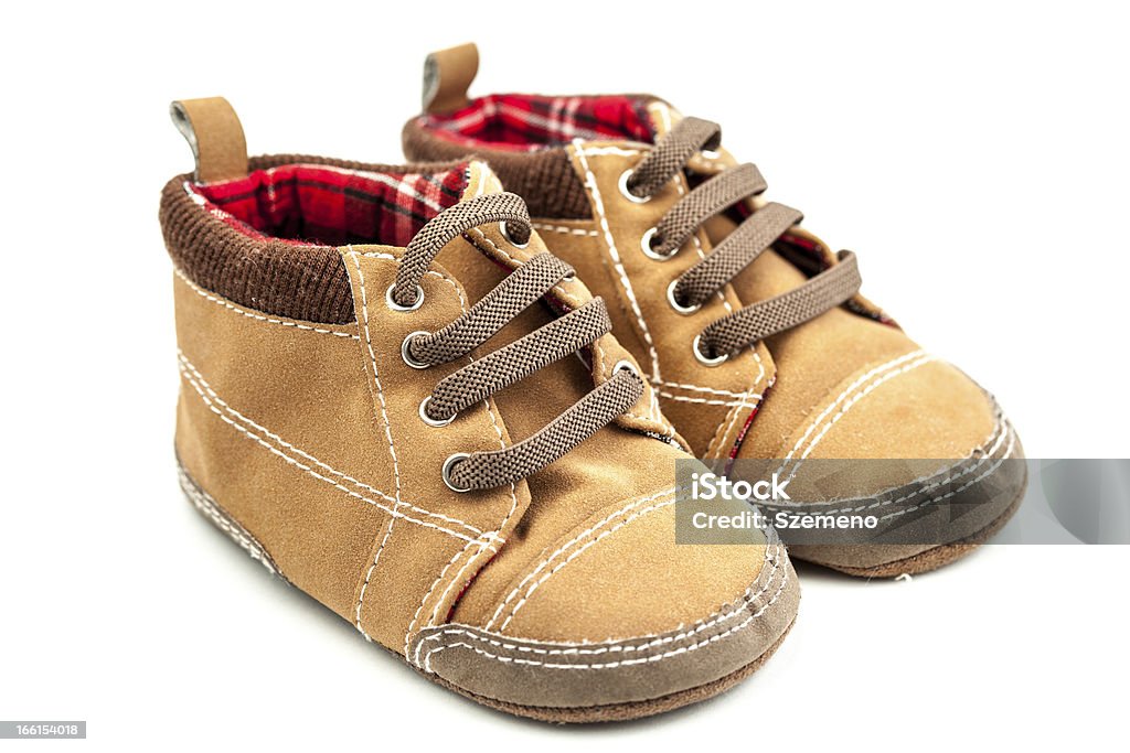 Junge Kleine Schuhe - Lizenzfrei Babyschuh Stock-Foto