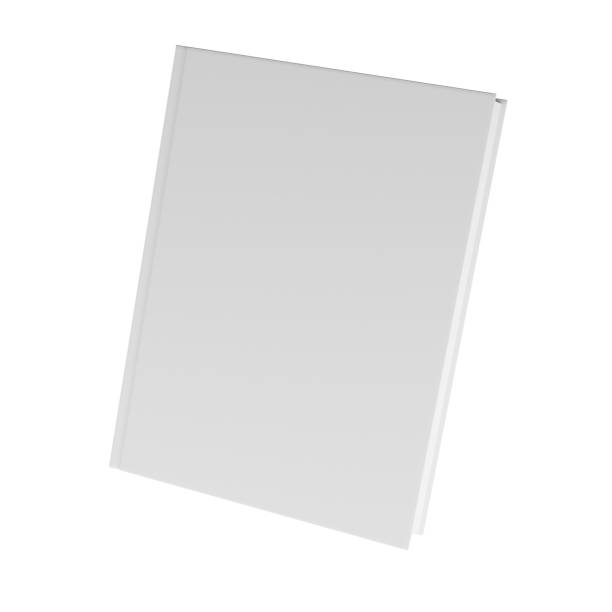 istock Blank mockup white book cover isolated on a white background. 1661550156