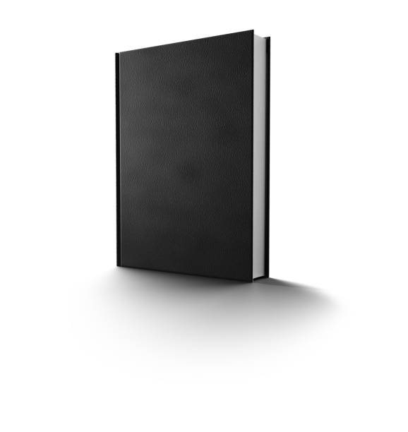 istock Blank mockup black book cover isolated on a white background. 1661550344