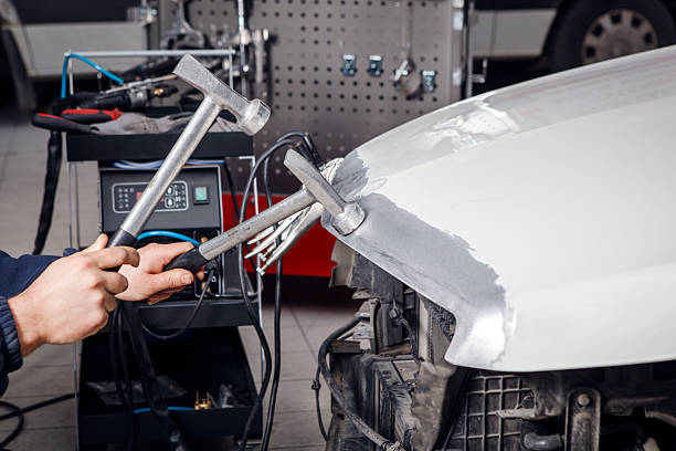 istock Repairing Car Body 166157311