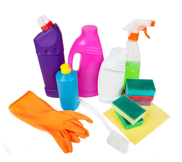 istock cleaning products isolated on white 166157868