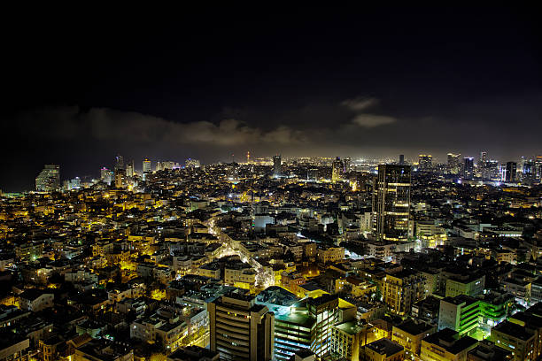 istock Tel-Aviv Night Cityscape 166160361