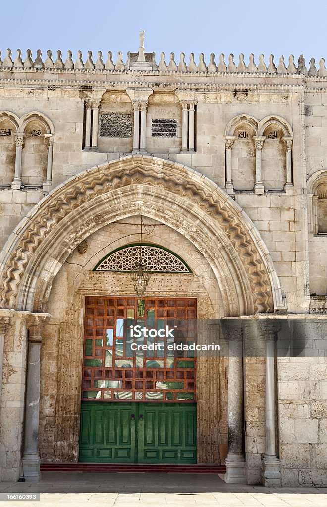 Mesquita de Al-Aqsa entrada - Foto de stock de Amarelo royalty-free