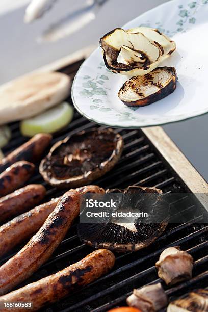 Loading The Plate Stock Photo - Download Image Now - Back Lit, Barbecue - Meal, Barbecue Grill