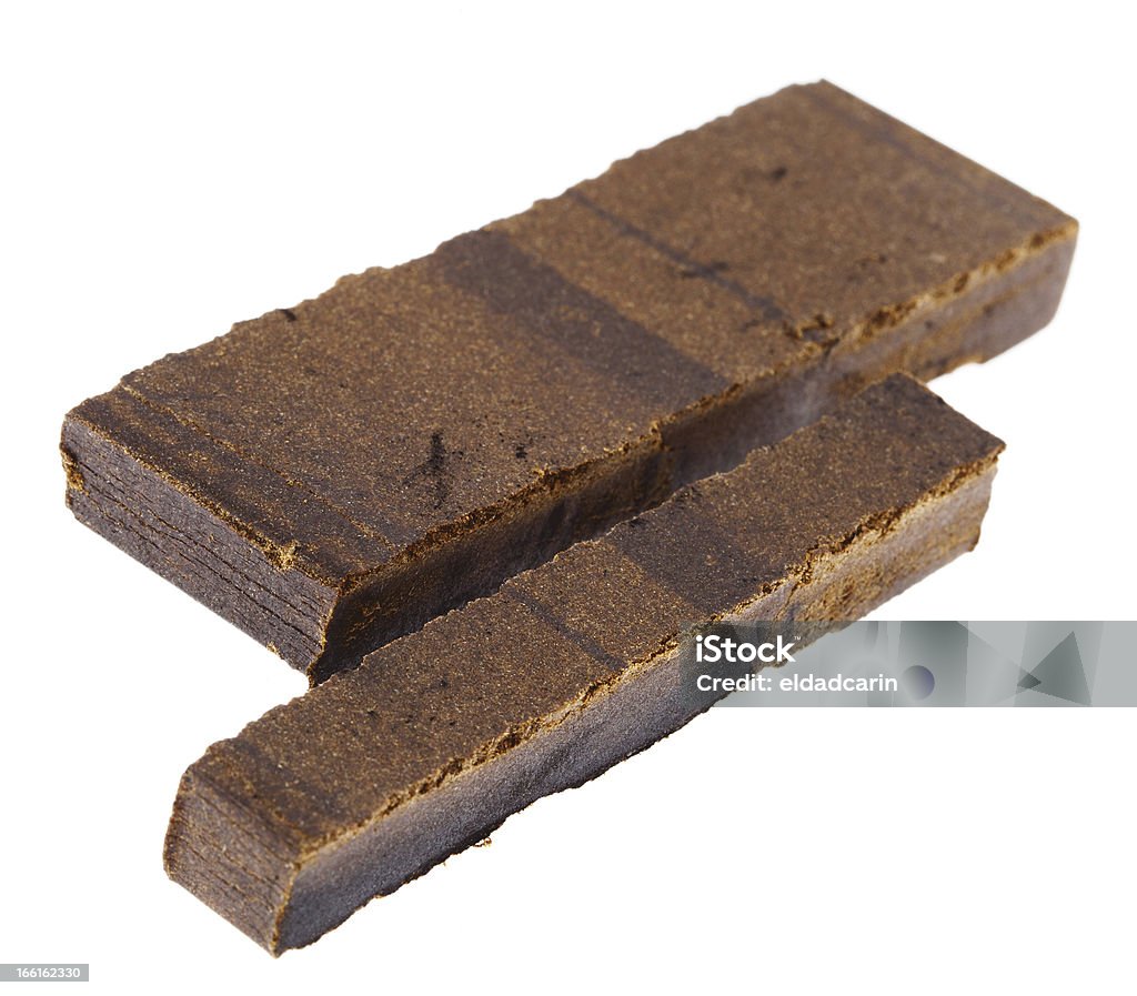 Isolato Hashish dito - 10 e 20 grammi - Foto stock royalty-free di Abuso di sostanze stupefacenti