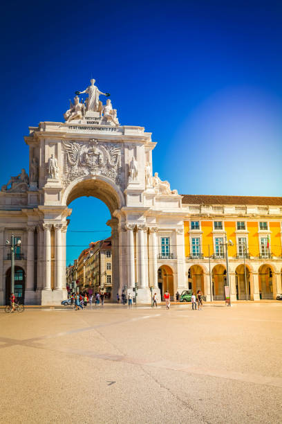 istock Rua Augusta Arch in Lisbon, Portugal 1661637265