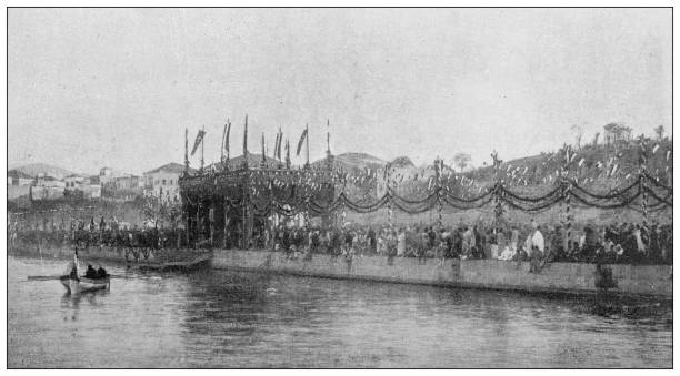 istock Antique image from British magazine: Visit of German Emperor to Beirut 1661656483