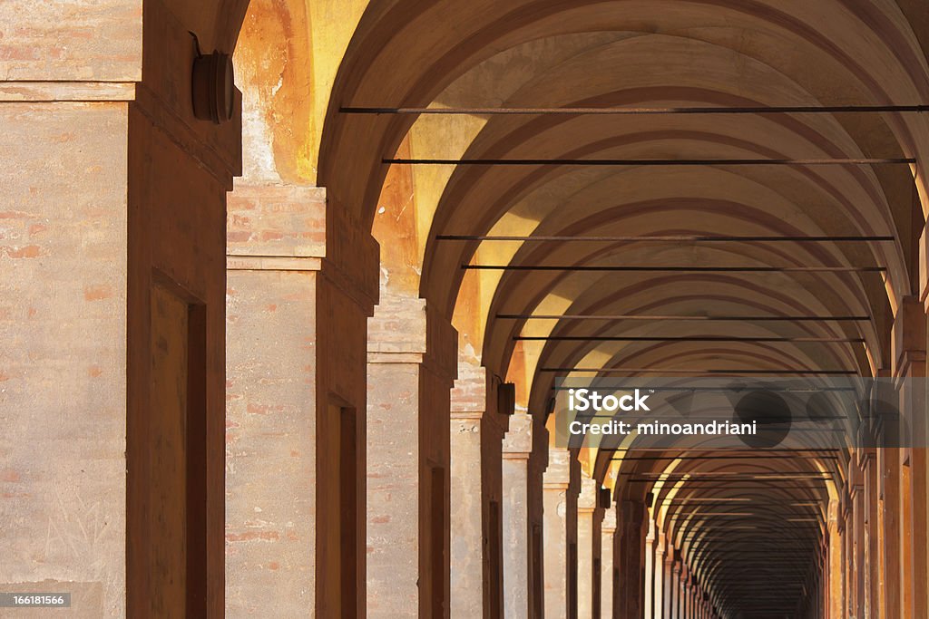 San Luca arcade in Bologna, Italy - Lizenzfrei Abstrakt Stock-Foto