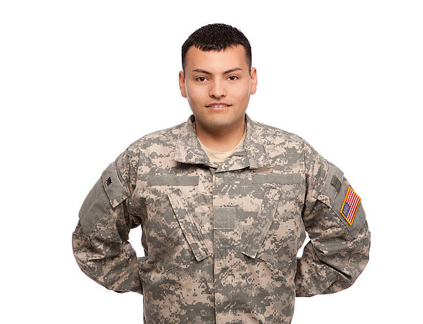 istock Portrait of a soldier 166181617