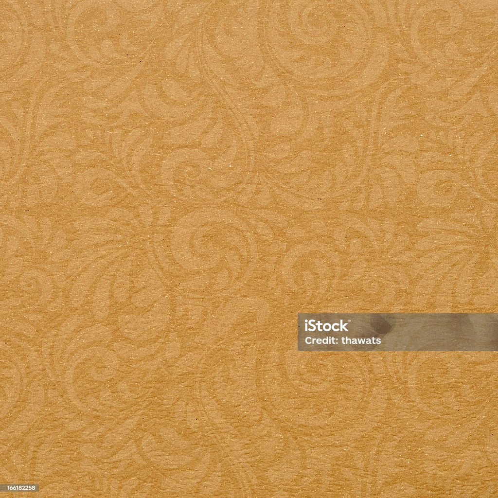 Textura de papel marrón con símbolo - Foto de stock de Flor de lirio libre de derechos
