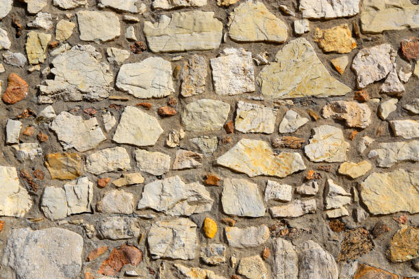 textura de pared antigua de varias piedras. - 11207 fotografías e imágenes de stock