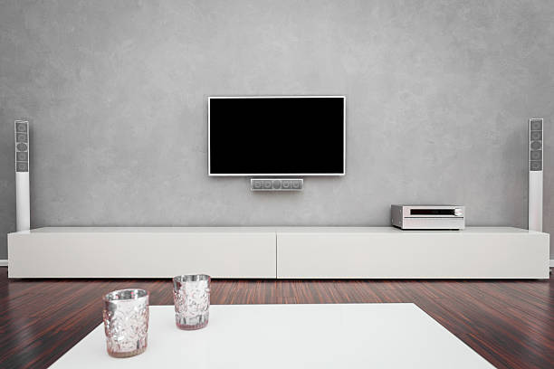 istock Modern Living Room with TV 166186286