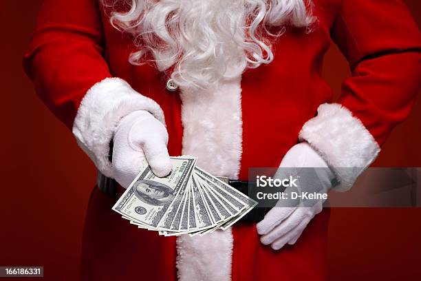 Santa Noel Foto de stock y más banco de imágenes de Billete de banco - Billete de banco, Navidad, Celebración - Acontecimiento