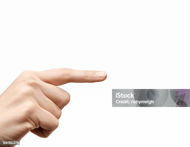 指を指す手のクローズアップ - 1人のストックフォトや画像を多数ご用意 - 1人, カットアウト, カラー画像