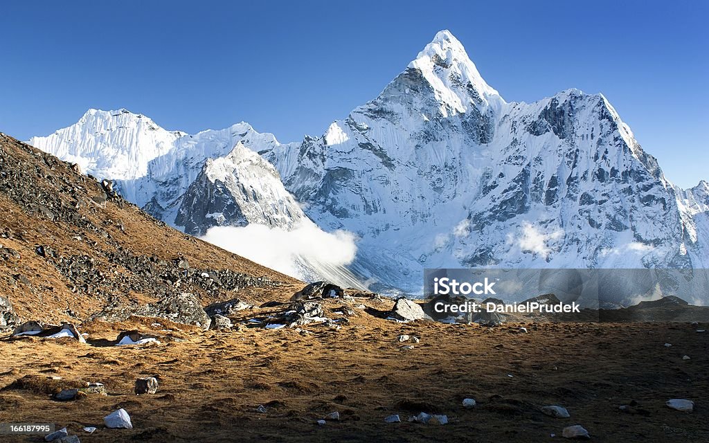 Ama Dablam Ama Dablam - way to everest base camp Ama Dablam Stock Photo