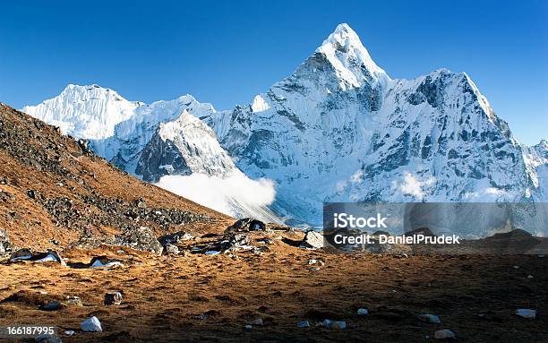 Ama Dablam Stock Photo - Download Image Now - Ama Dablam, Asia, Blue