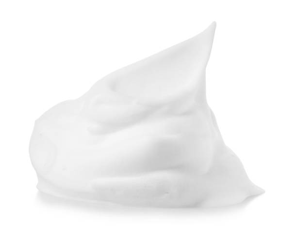 istock Heap of shaving foam isolated on white 1661902373