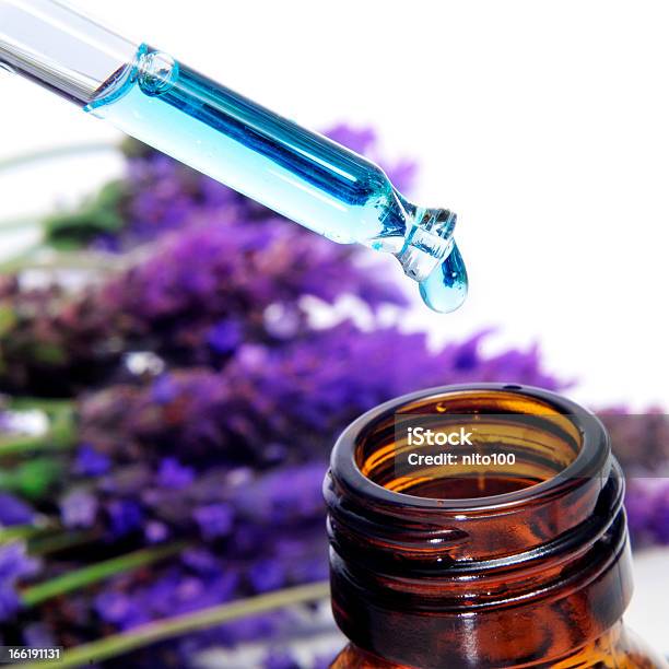 Essência De Lavanda - Fotografias de stock e mais imagens de Aromaterapia - Aromaterapia, Cor de Lavanda, Cuidados de Saúde e Medicina